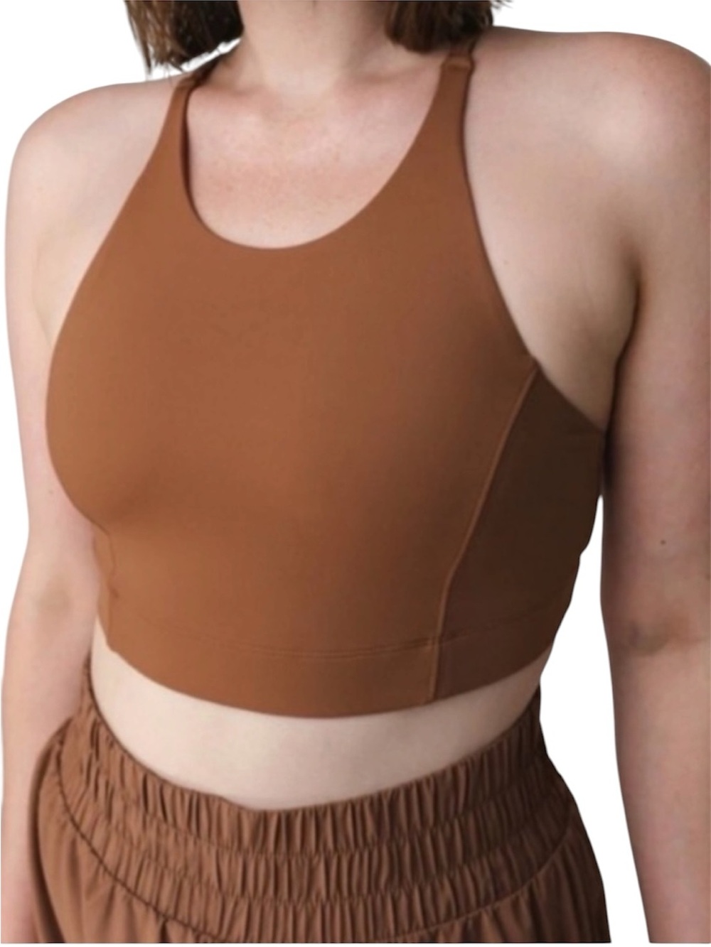 🔥 BALANCE ATHLETICA Vitality Reach bra Brown size medium EUC